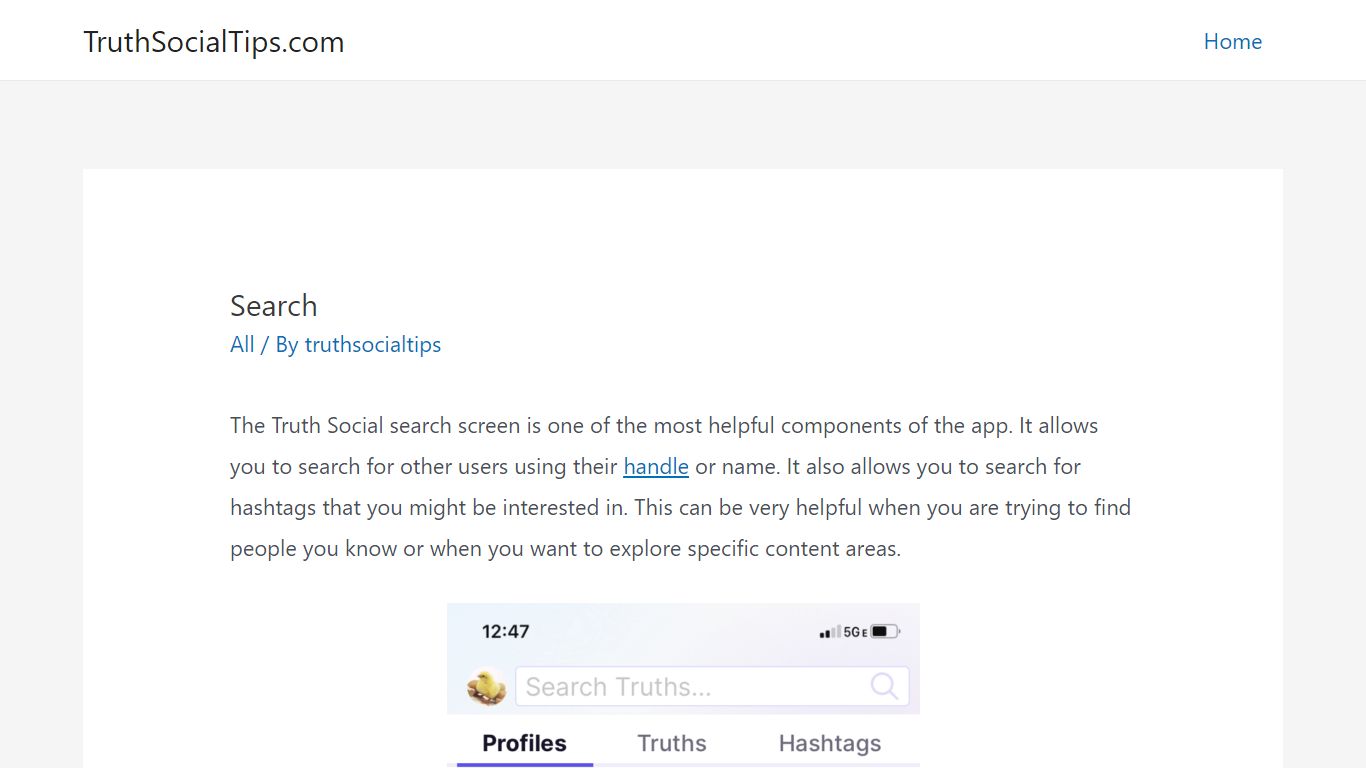 Search - TruthSocialTips.com Truth Social search